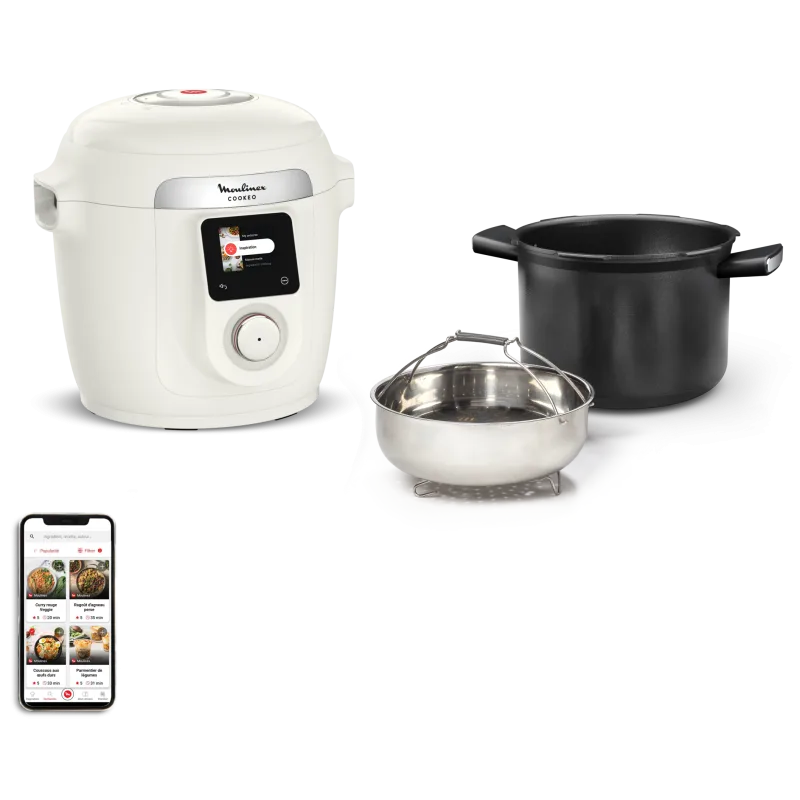 Moulinex Cookeo Wi-Fi 8en1, Multicuiseur, 8 modes de cuisson, Cuiseur sous pression