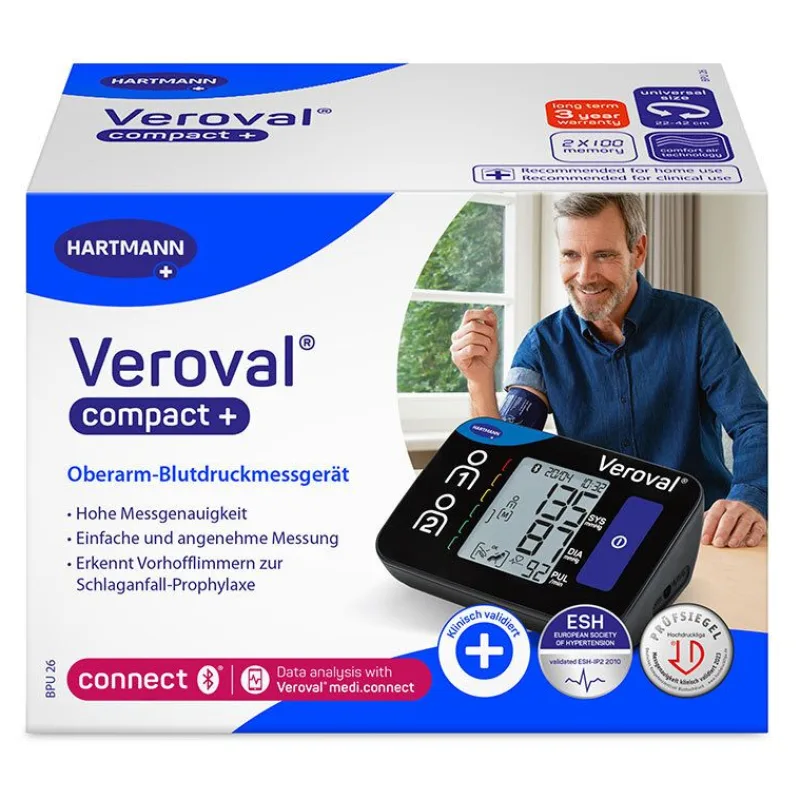 Veroval Veroval® compact + Oberarm-Blutdruckmessgerät BPU 26 1 St