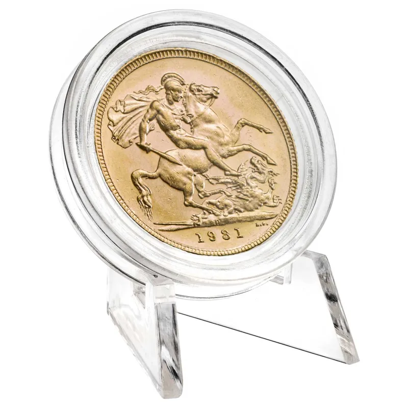 The Royal Mint Small Coin Stand, pack of 5
