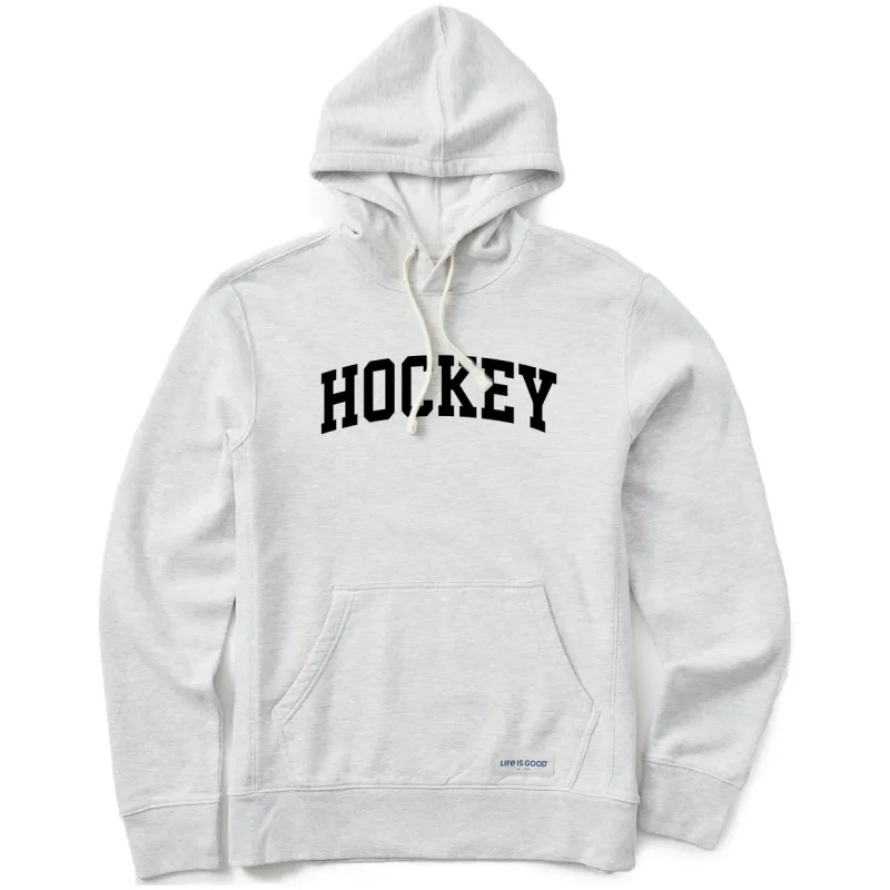 Life is Good Men's Hockey Arch Simply True Fleece Hoodie