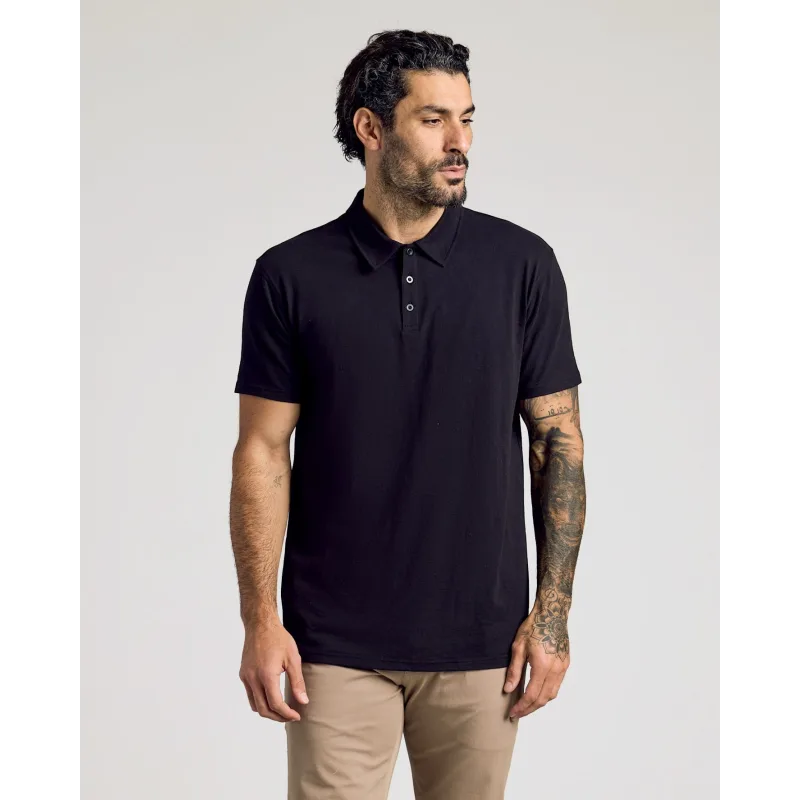 True Classic Black Classic Polo