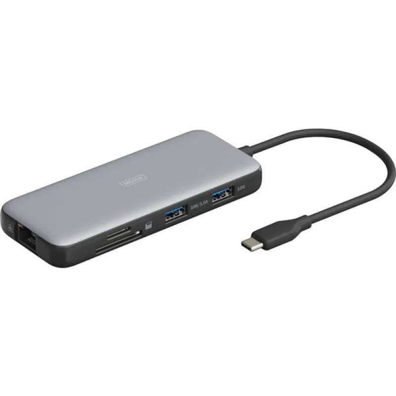 Digitus 8 Port USB-C Docking Station, Dockingstation