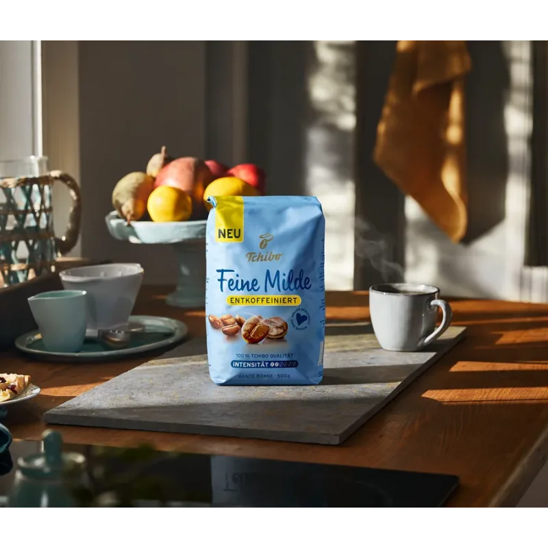 Tchibo Feine Milde decaf, 500 g whole beans
