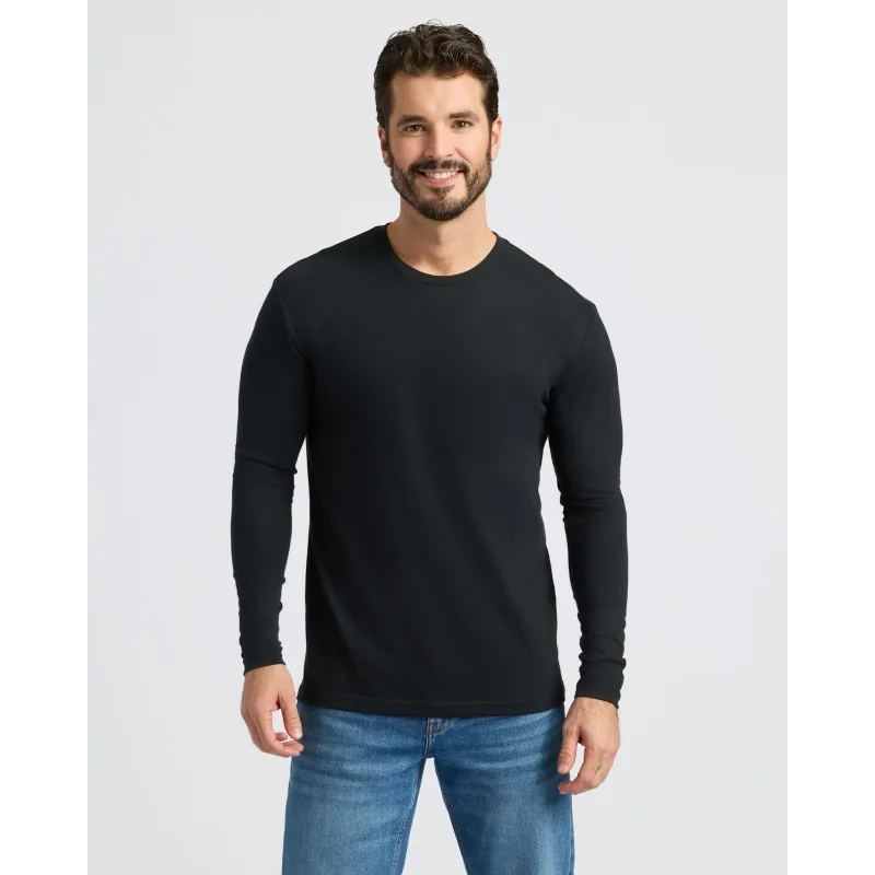 True Classic Black Classic Long Sleeve Crew Neck