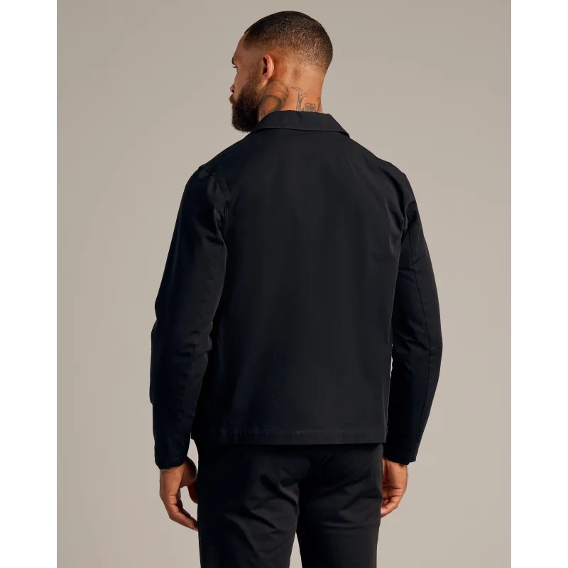 True Classic Black Coaches Jacket