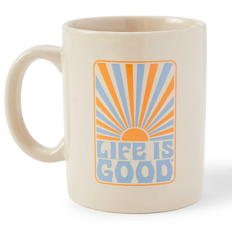 Life is Good Retro Sunburst Jake's Mug