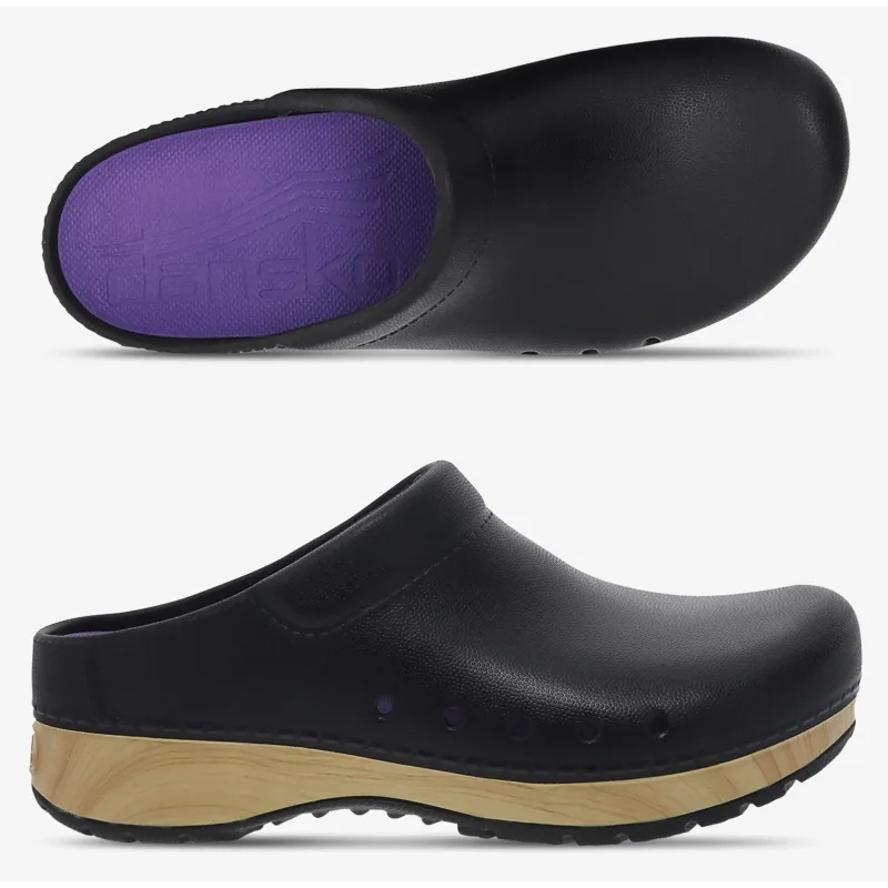 Dansko Dansko Women's Kane Black Backless Clogs