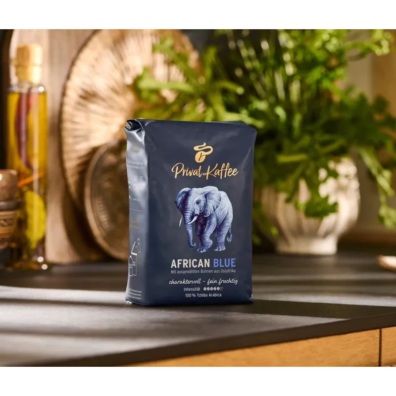 Tchibo Privat Kaffee African Blue - 500 g Ganze Bohne