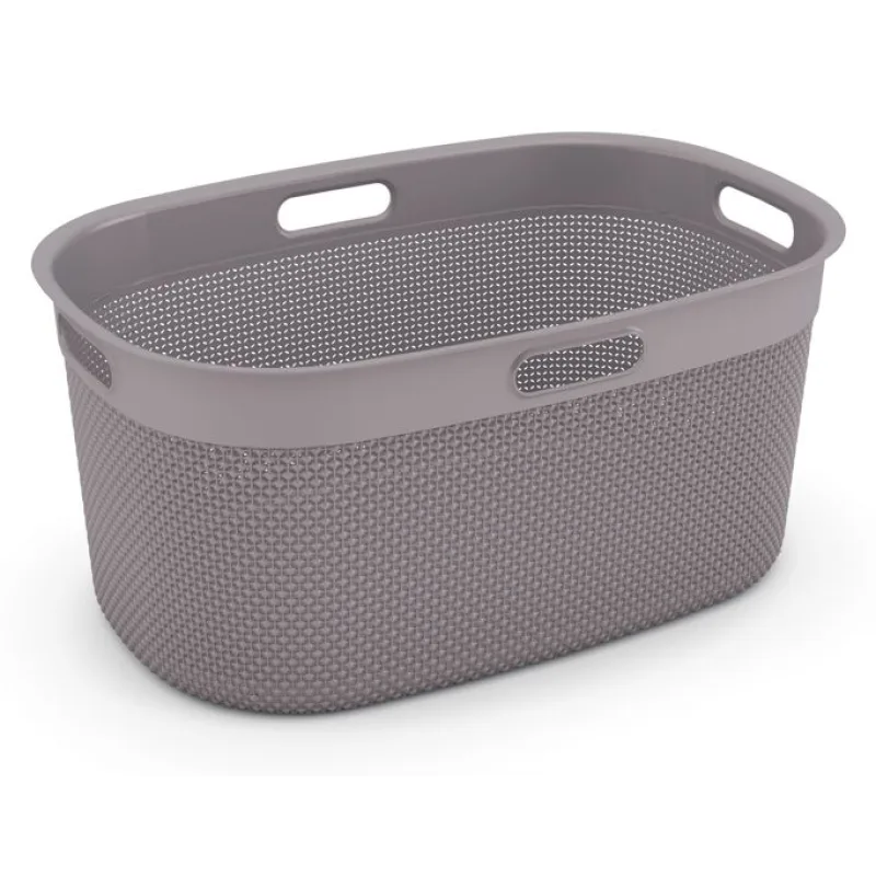 toom Wäschekorb »Filo«, taupe, 45 l