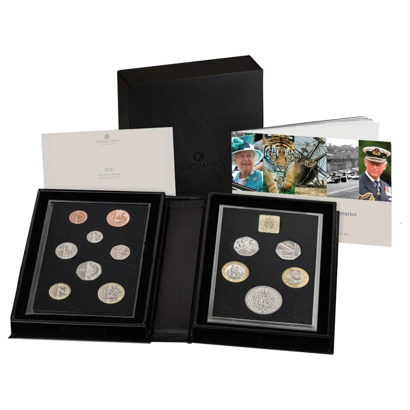 The Royal Mint The 2026 United Kingdom Proof Coin Set