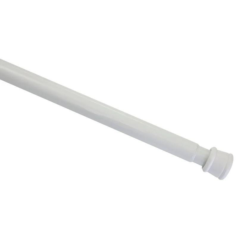 Gardinia Spannstange ausziehbar, weiß, 125 - 220 cm