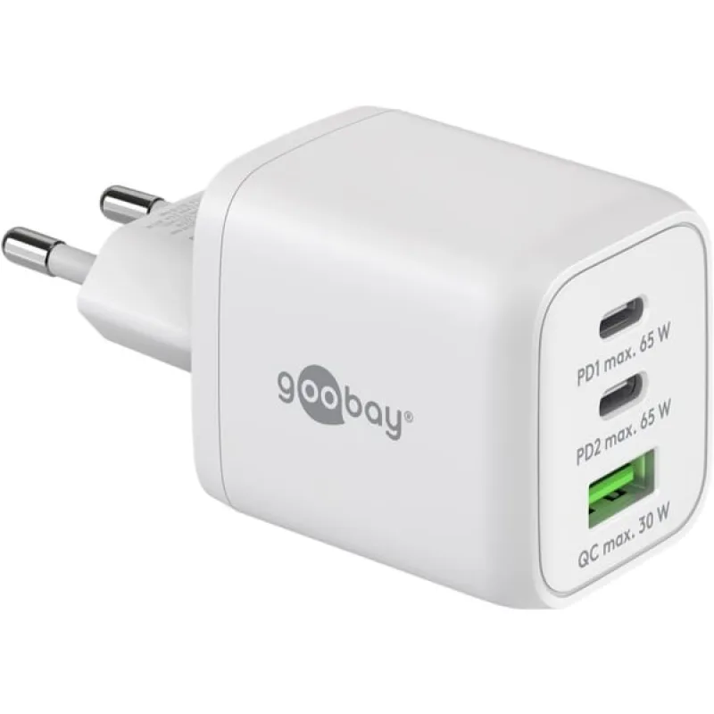 goobay goobay USB-C fast charger Nano, PD, GaN, 65 W