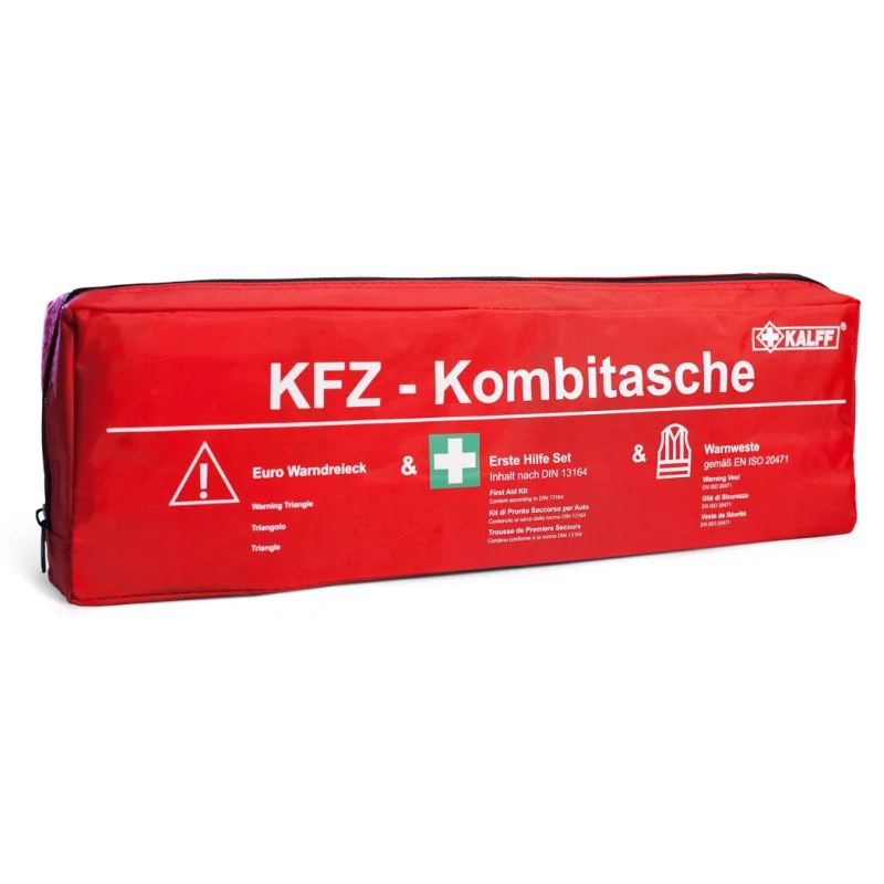 KFZ-Kombitasche 'Trio Compact' mit Warnweste und Warndreieck