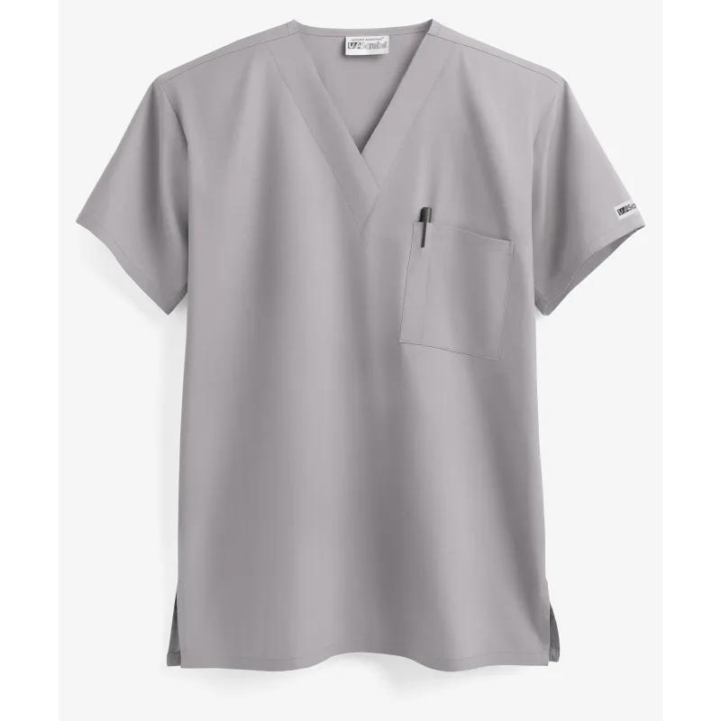 Uniform Advantage UA Best Buy Scrubs Unisex 1-Pocket V-Neck Top